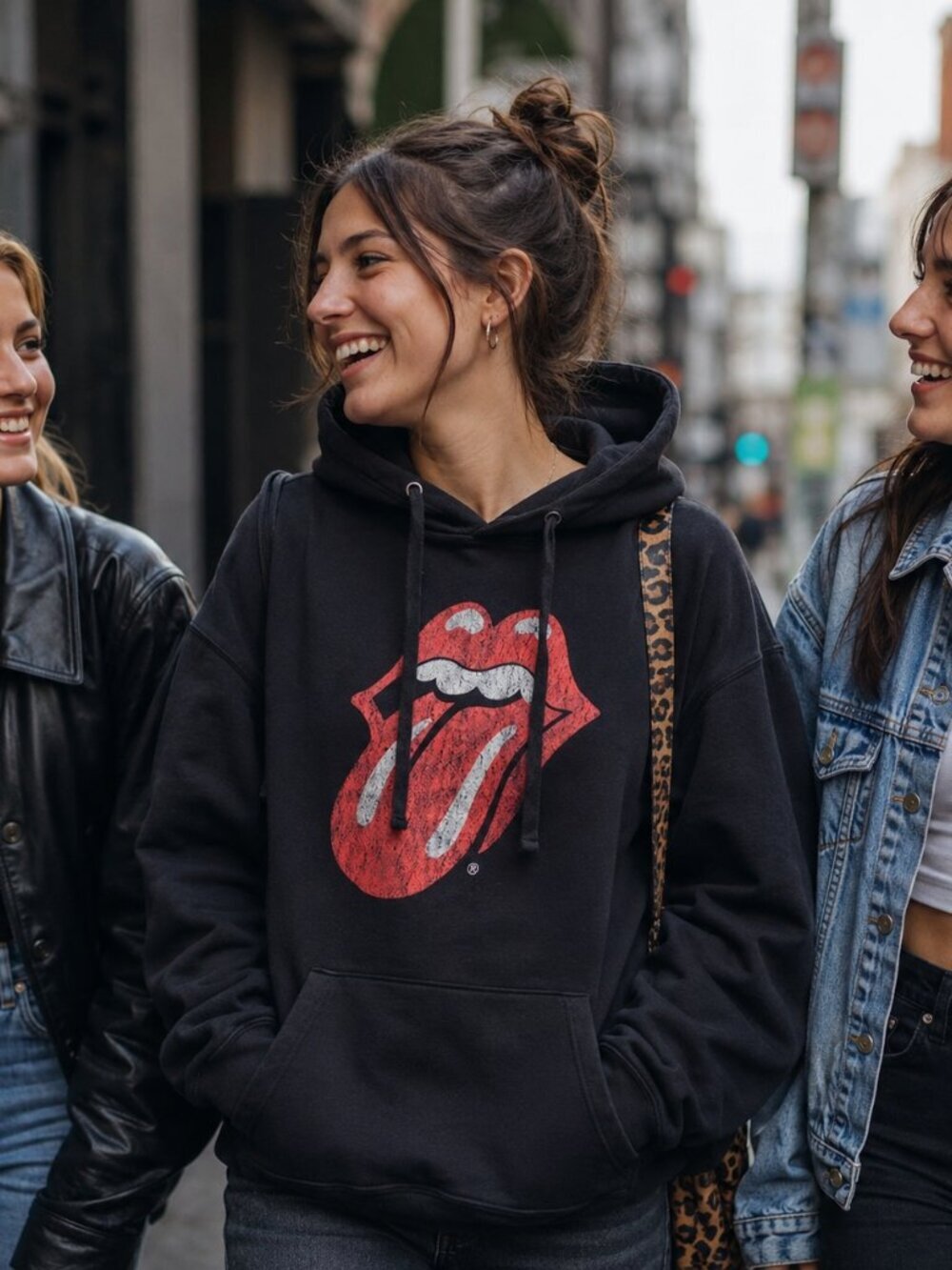 The Rolling Stones  band Hoodie (medium)